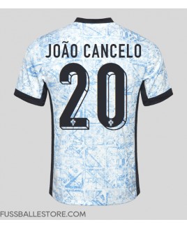 Günstige Portugal Joao Cancelo #20 Auswärtstrikot EM 2024 Kurzarm